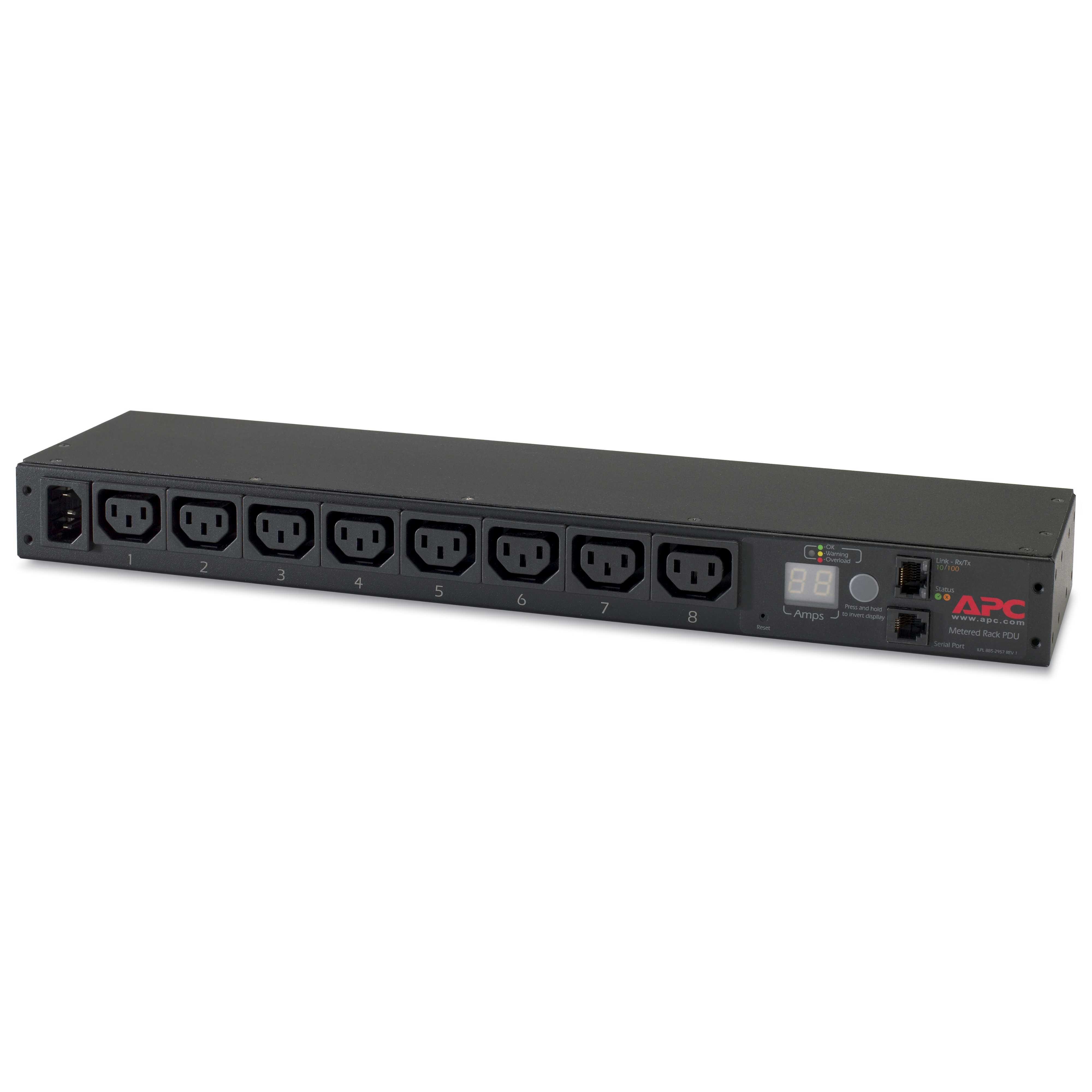Schneider Electric - RACK PDU, METERED, 1U, 12A/208V, 10A/230