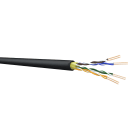 Draka - DRAKA SuperCat Category 5e U/UTP 4P 0.5mm utendørs, SORT
