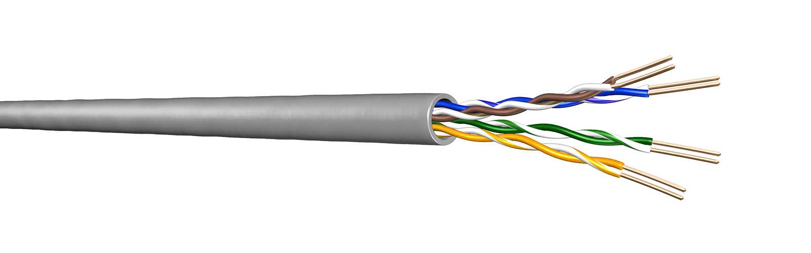 Draka - UC300 Category 5e U/UTP 4P 0.5mm LSHF, GRÅ