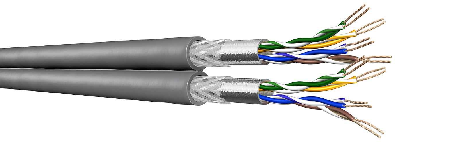 Draka - UC300 Category 5e SF/UTP 2x4P 0.5mm LSHF, GRÅ