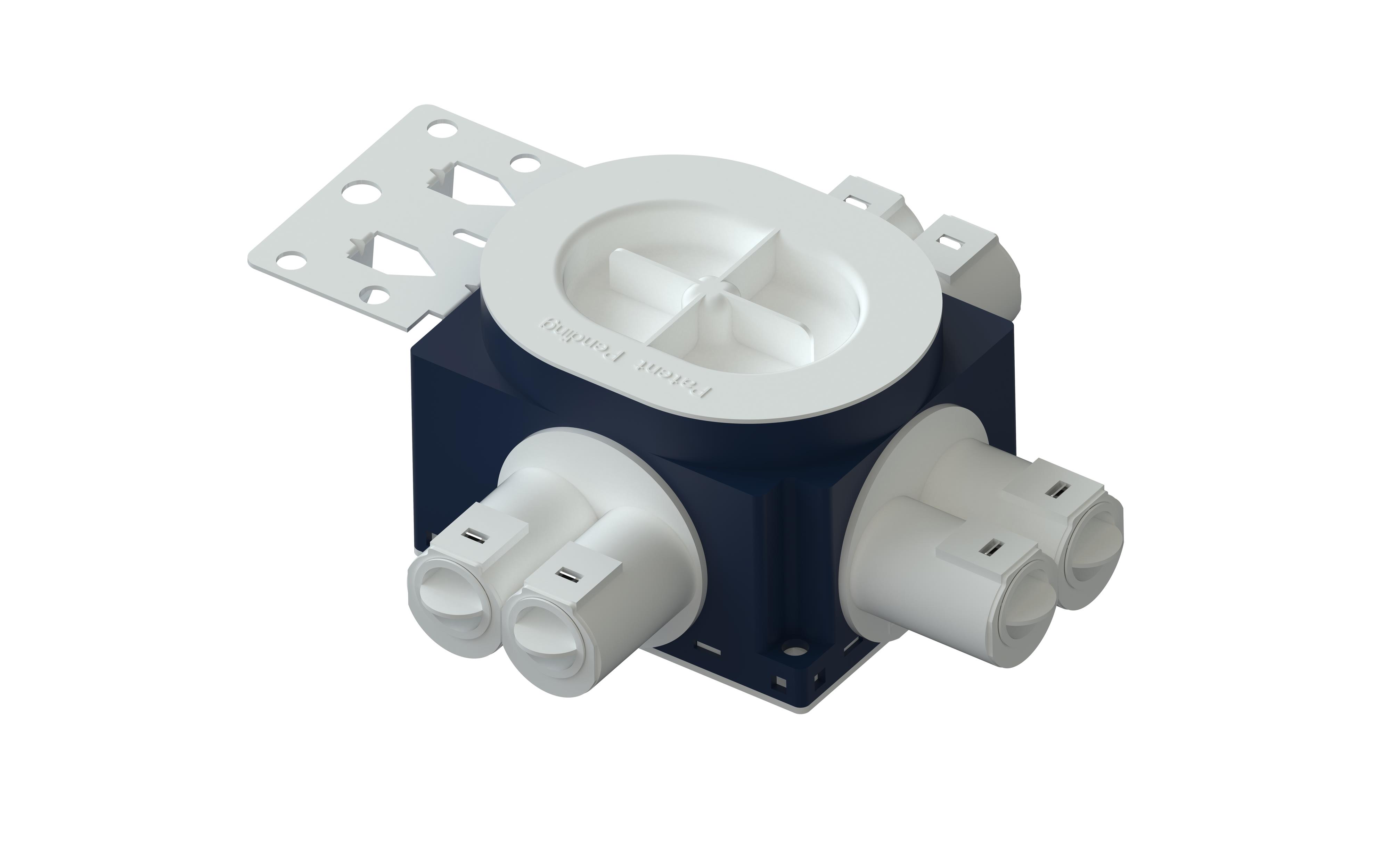 TradeForce - Veggboks 60 -1,5 liggende 6 løps 16/20 stenderfeste Sonepar