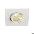 SLV - NEW TRIA 77 DL SQ SET HV 30°3K SLV DOWNLIGHT M/DRV.