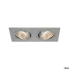 SLV - NEW TRIA 155 DL SQ SET ALU 27K SLV DOWNLIGHT M/DRV.