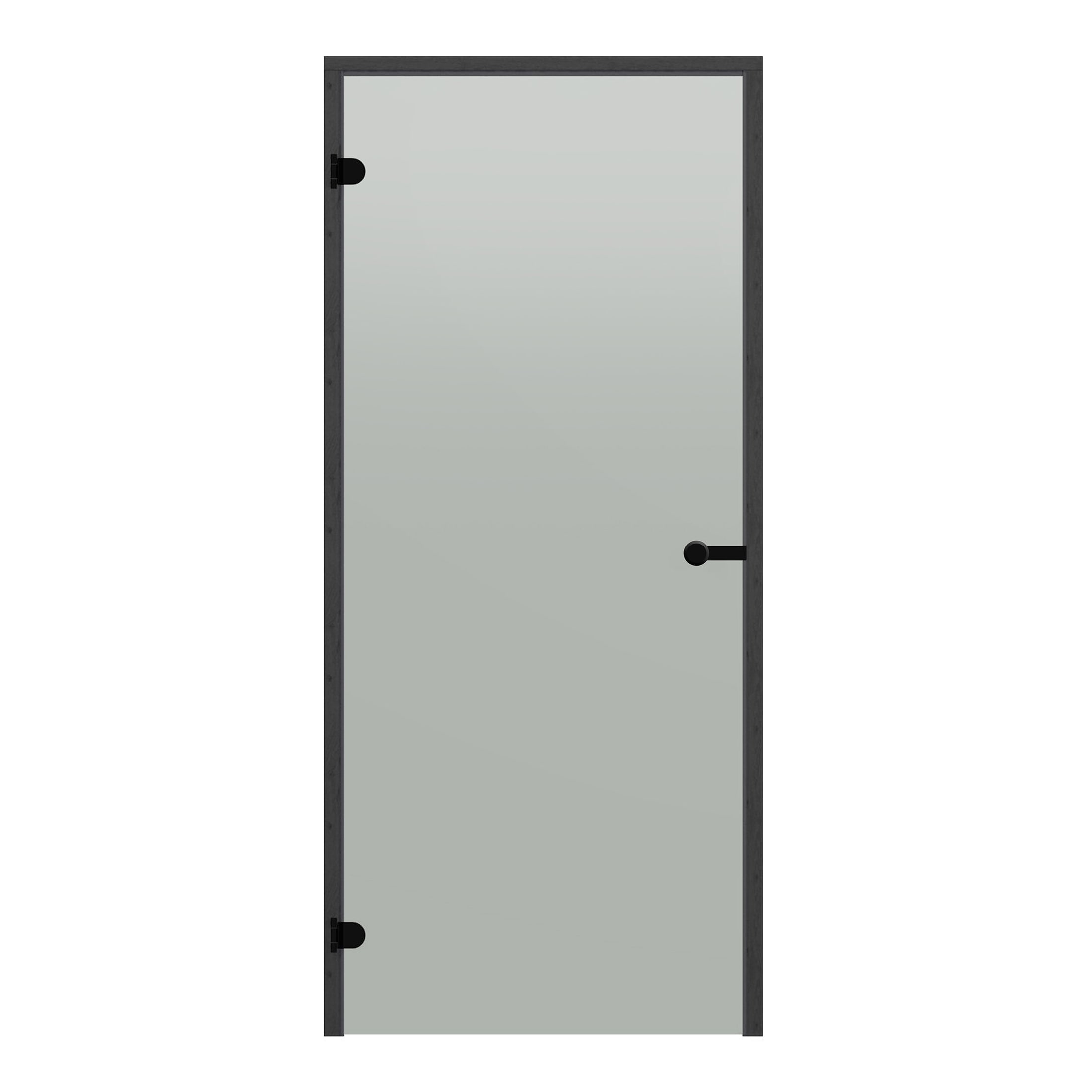 Sunwind gylling - Badstudør Black Line- satin frostet glass