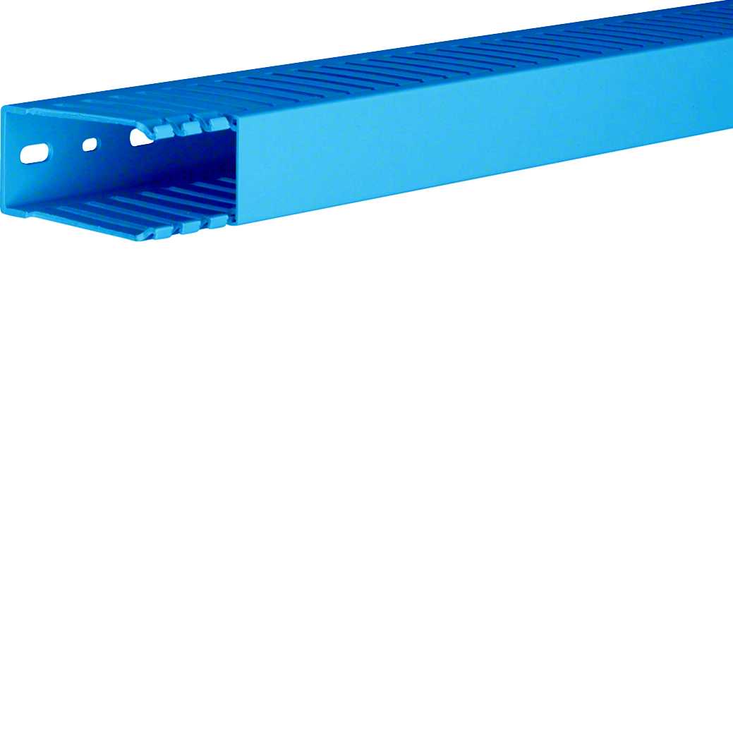 Hager - Slisset kanal Halogenfri BLÅ 73X36mm 2 meter HNG75037BL