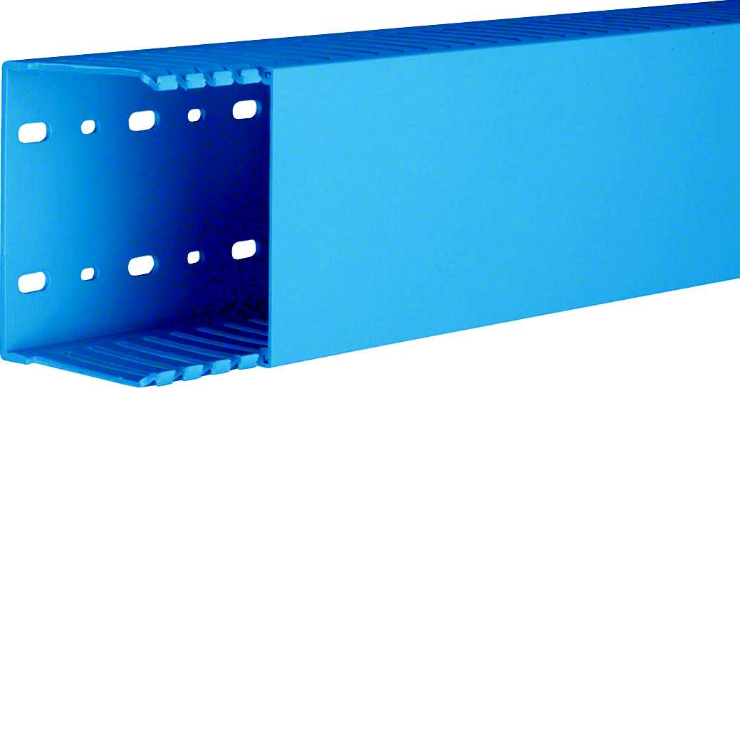 Hager - Slisset kanal Halogenfri BLÅ 73X99mm 2 meter HNG75100BL
