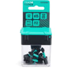 TradeForce - Bitssett 15 pk. PZ2 bits med 32mm lengde i Tic-Tac eske
