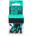 TradeForce - Bitssett 10 pk. PZ2 bits med 50mm lengde i Tic-Tac eske
