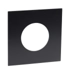 Schneider Electric - Skilt sort/rød bunn 48x48mm FOR Ø22 MM