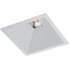 SG Armaturen - SOFT SQUARE HVIT 3000K, 910 lm, 12W, Ra>98, KLII SELV, IP43, IK10