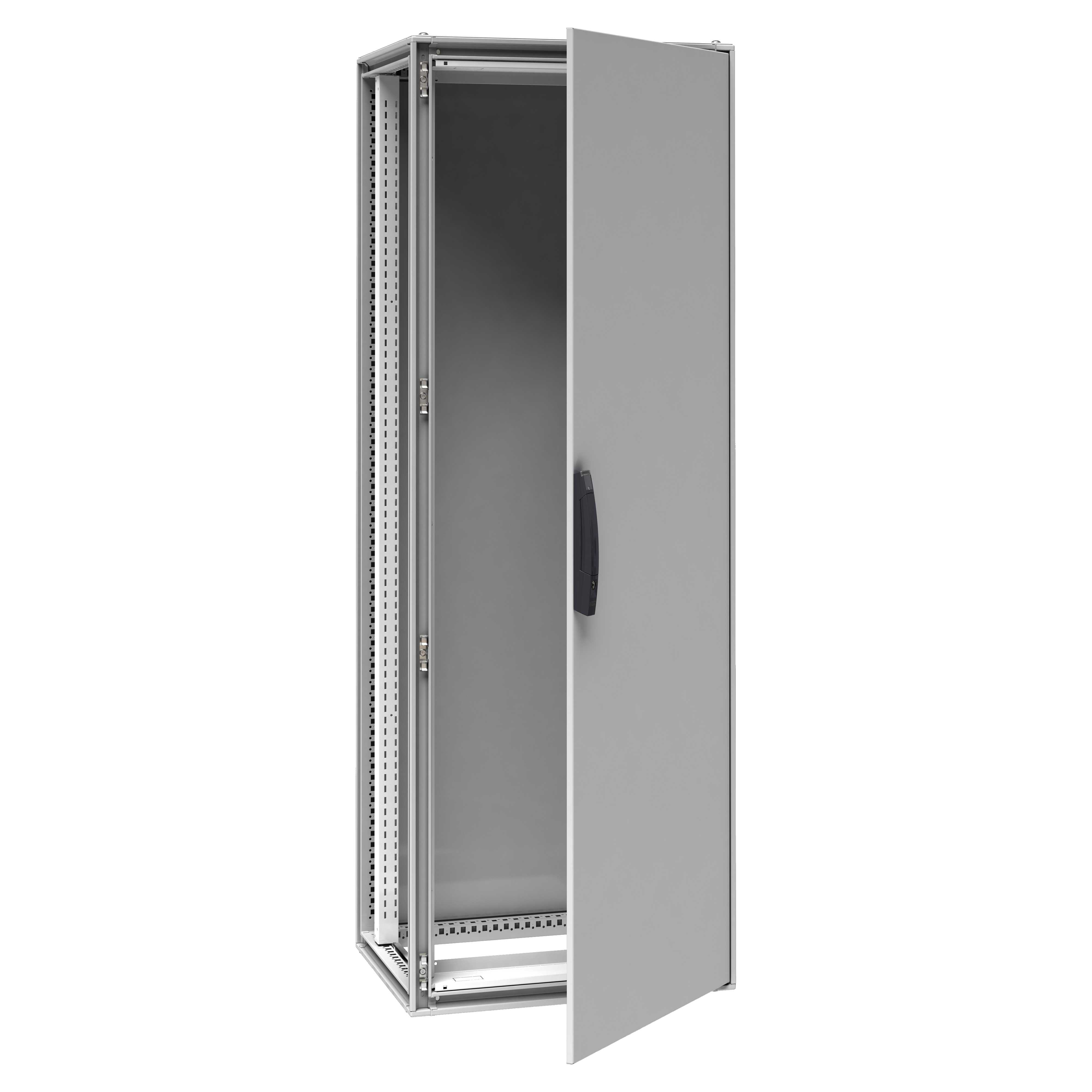 Schneider Electric - Gulvskap ED, Spacial SFP, 200x700x600 mm, med Prisma rack, RAL7035, IP55