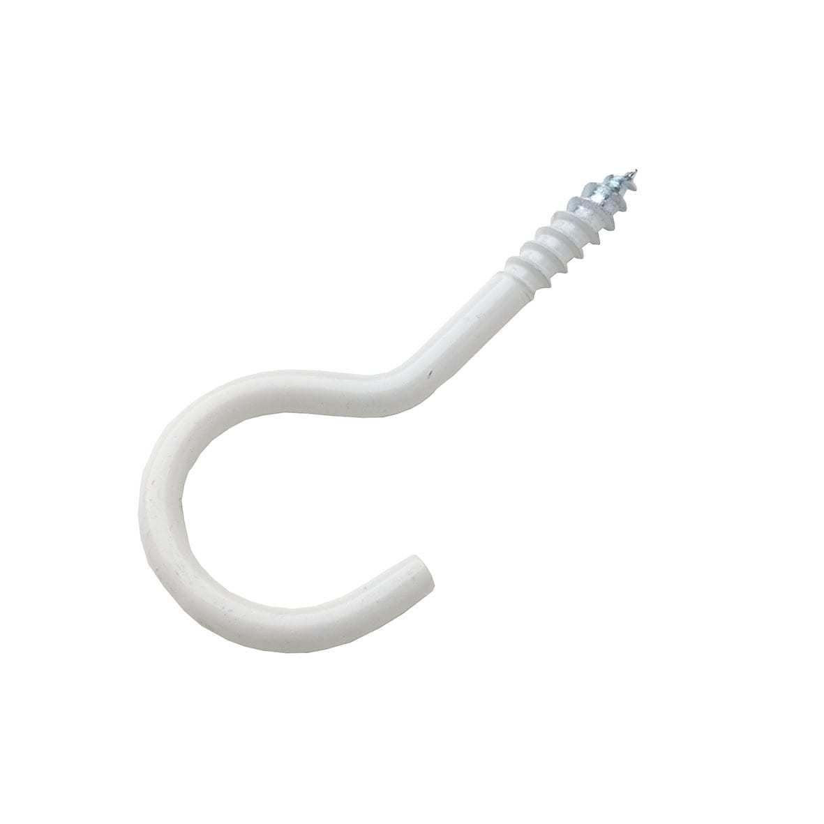 Castor - Treskruekrok TK 50x15x4,1mm hvit for oppheng av for eksempel pendellampe i tak.