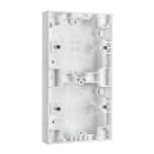 SG Armaturen - PÅVEGGSKAPPE 2X 23MM HVIT