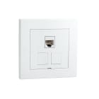 SG Armaturen - MODULARUTTAK 3X KEYSTONE HVIT 6-PACK