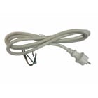 Grøntklima AS - Nettkabel m/plugg 3m 3G1,5mm2 hvit IP44