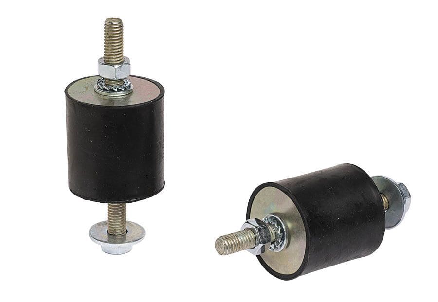 Grøntklima AS - Vibrasjonsdempere, sylindrisk 30 x 25mm galvanisert, 4pk