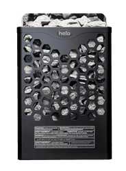Helo - Hanko 60 STJ. SORT BADSTUOVN VEGG 6,0 kW, SORT