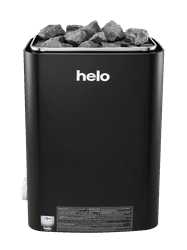 Helo - VIENNA 80 STS. SORT BADSTUOVN VEGG 8,0 kW 230+400V