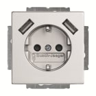 ABB Electrification - IMPRESSIVO I. ENK STIKK M/2XUS B 40MM ALU