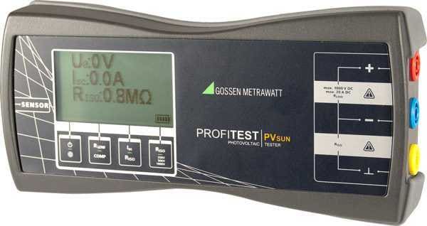 Gossen Metrawatt - ELIT PROFITEST PVsun