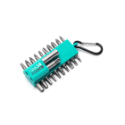 TradeForce - 22 deler 20 Bits 25mm sett m/ 1/4 adapter og holder m/magnet