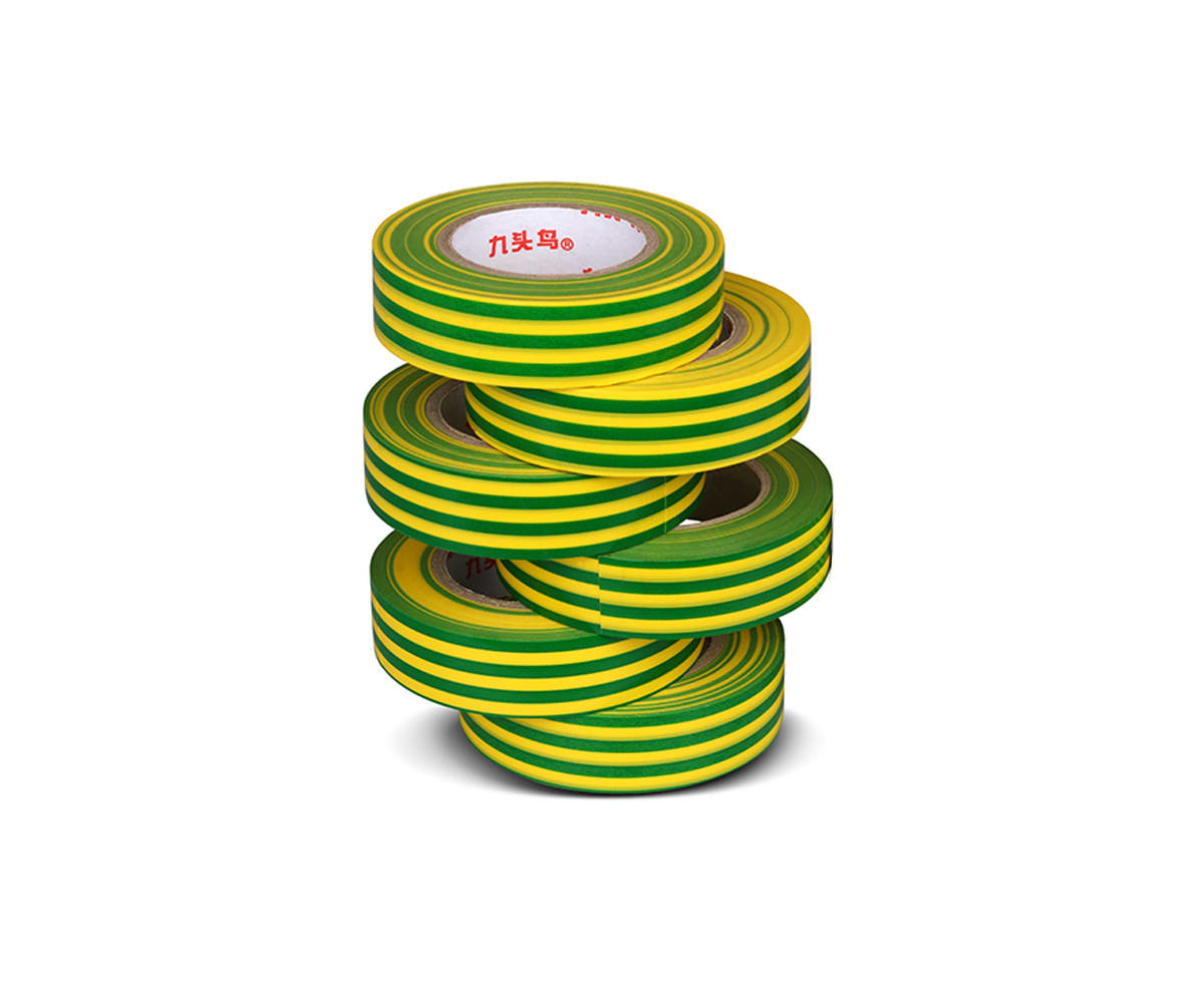 TradeForce - TAPE 18MM 20 MTR. GUL/GRØNN P