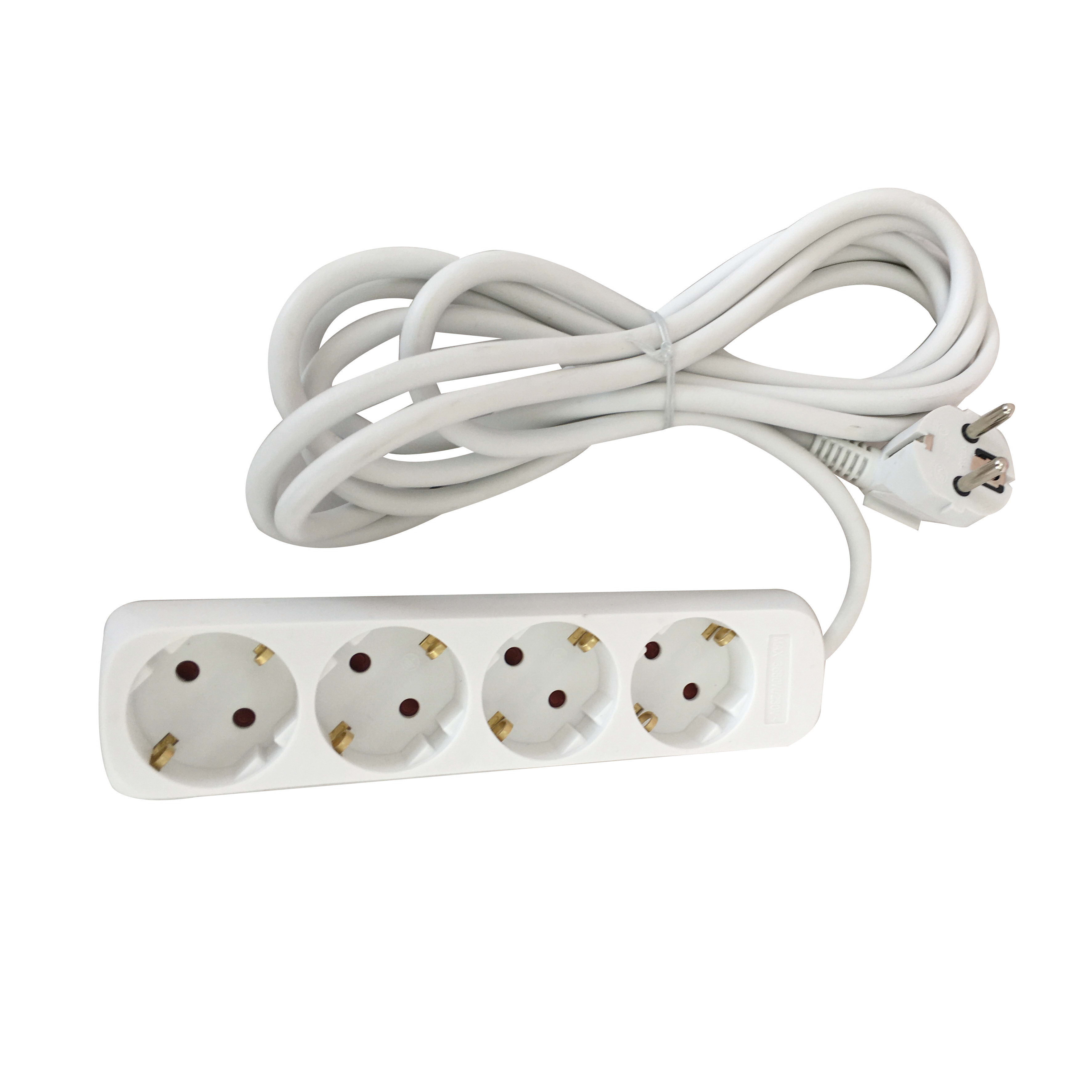TradeForce - 4-veis stikk med 3m ledning 3