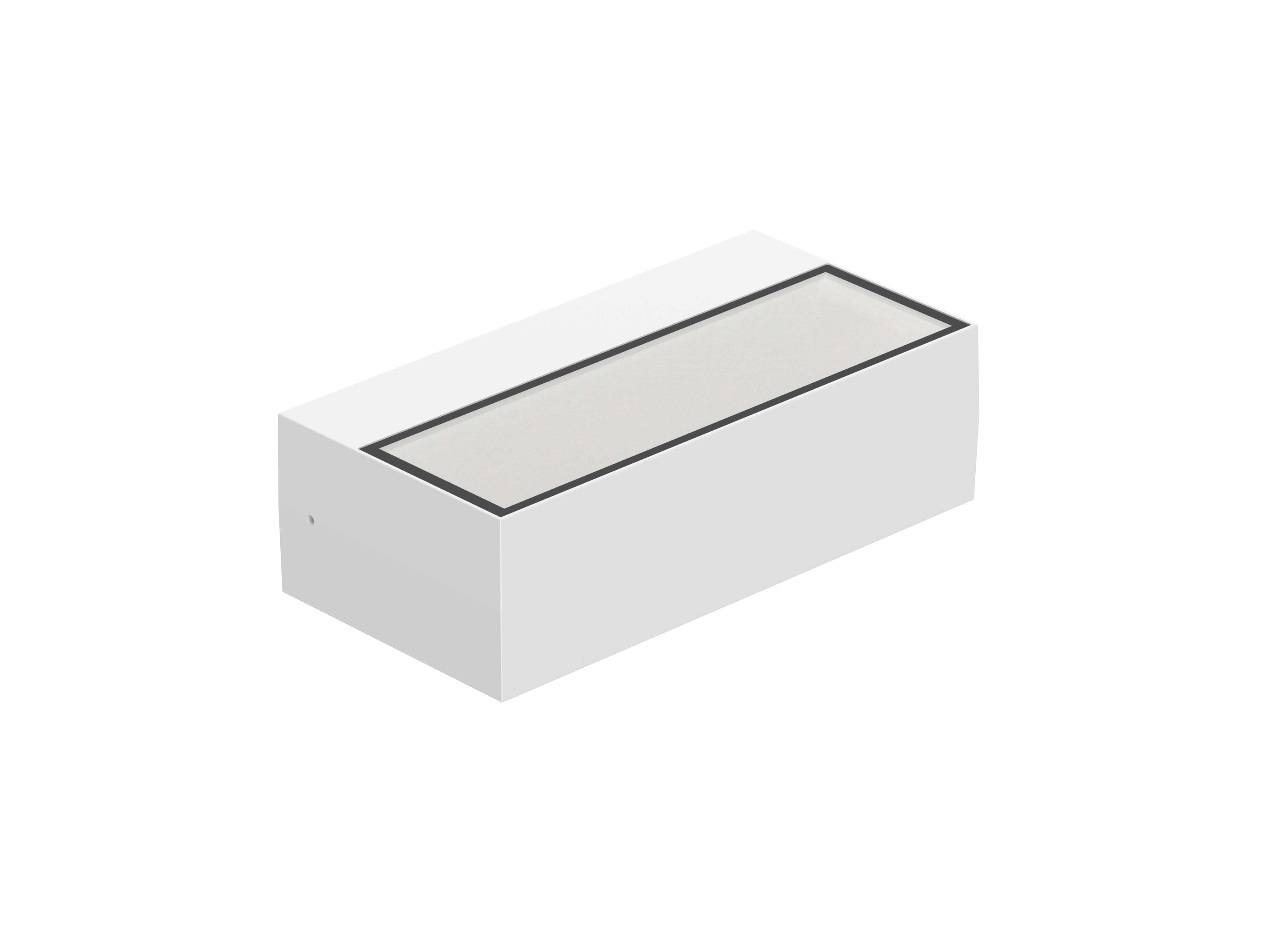 Aneta Lighting - LYNGDAL vegglampe hvit IP65, 3CCT, valgfri lysretning