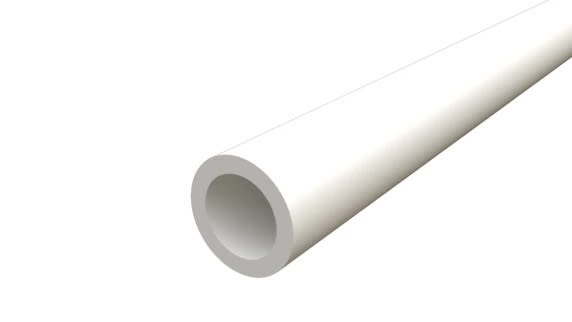 Melbye - Fiberrør ID 5/3.5mm Hvit LSZH