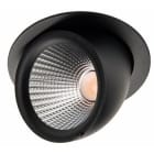 SG Armaturen - EXCLUSIVE MIDI IN/OUTDOOR SORT 3000K DALI 26W, 2610lm, Class II, IP44, L80/B10, SDCM 2, A+