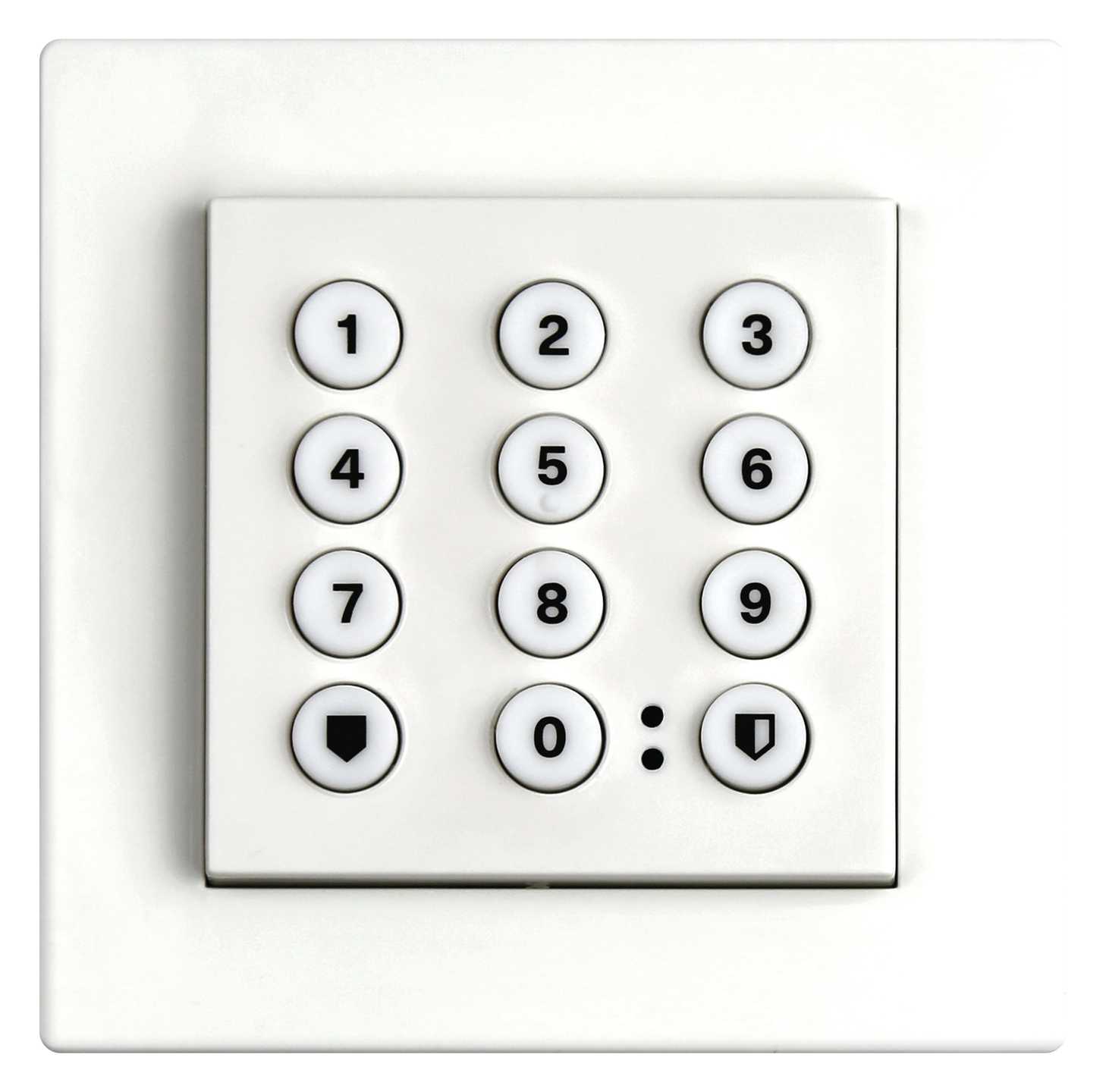 Heimgard Technologies AS - Trådløst Kodepanel for Alarm Hvit