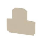 Weidmueller - End plate (terminals), 60 mm x 1.5 mm, dark beige