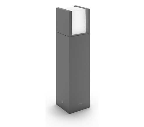 Philips - Philips Arbour LED-sokkellys i antrasittgrått i en formstøpt og slitesterkt aluminiumsholder