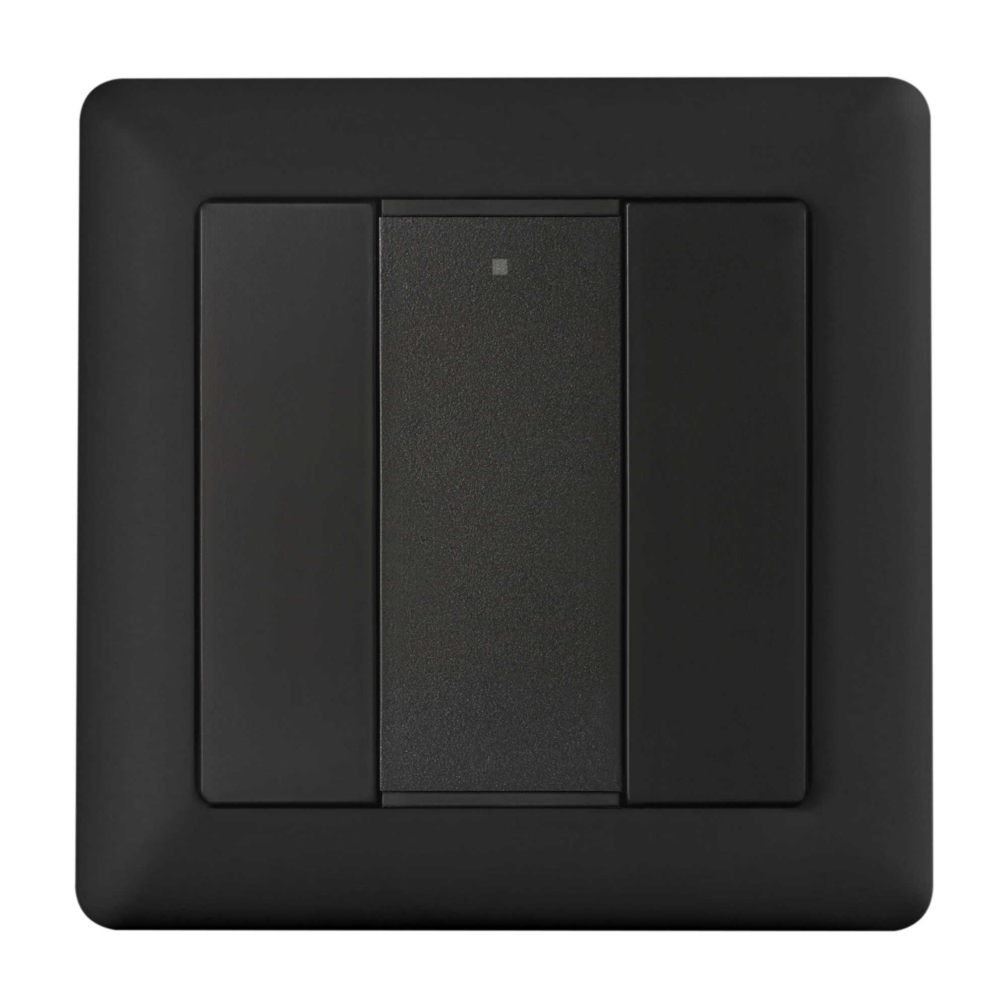 Heimgard Technologies AS - Trådløst Bryterpanel 2 Knapper Svart