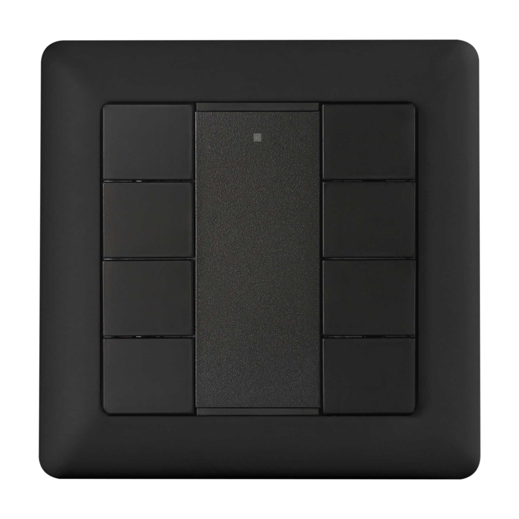 Heimgard Technologies AS - Trådløst Bryterpanel 8 Knapper Svart