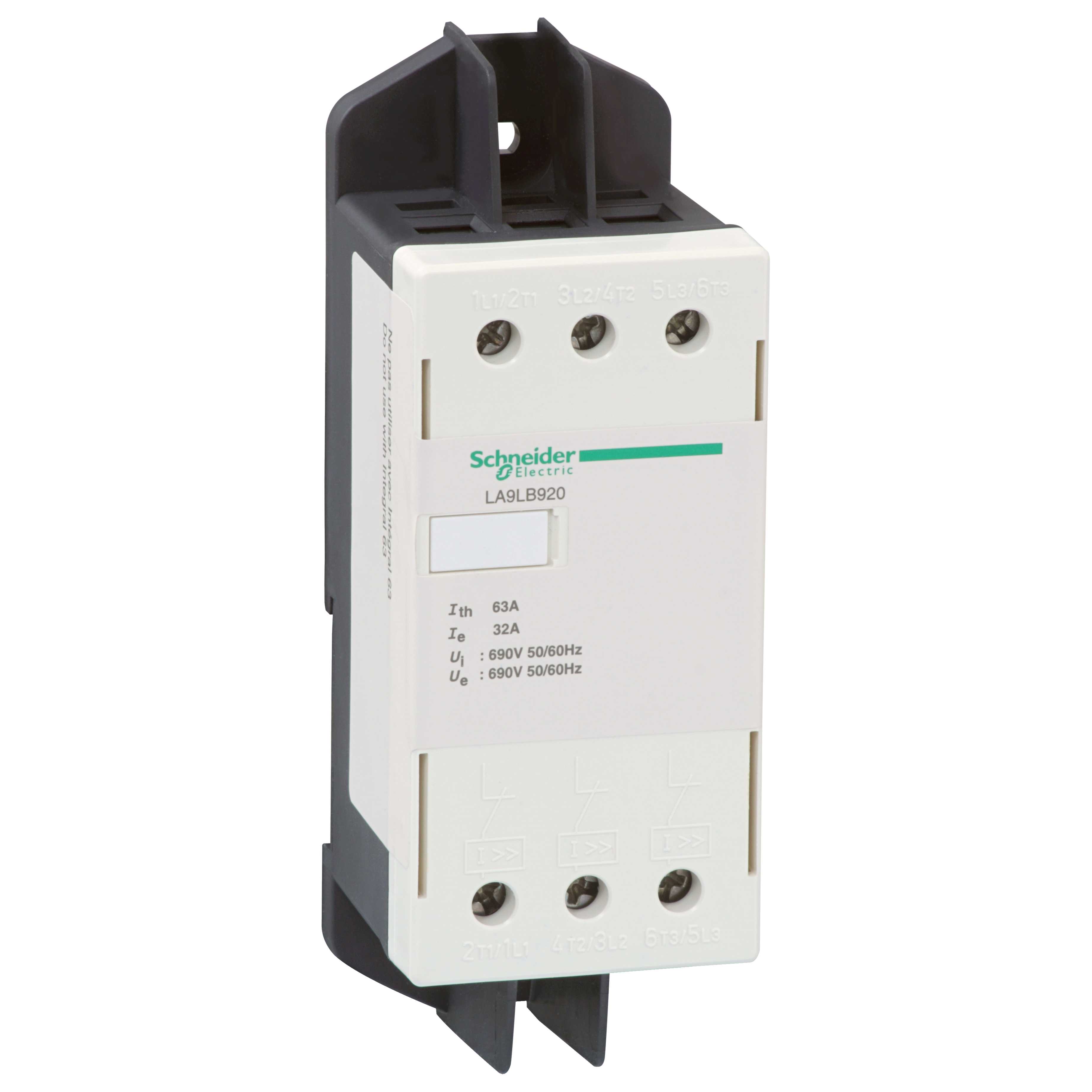 Schneider Electric - LA9LB920 Strømbegrenser 500/690V