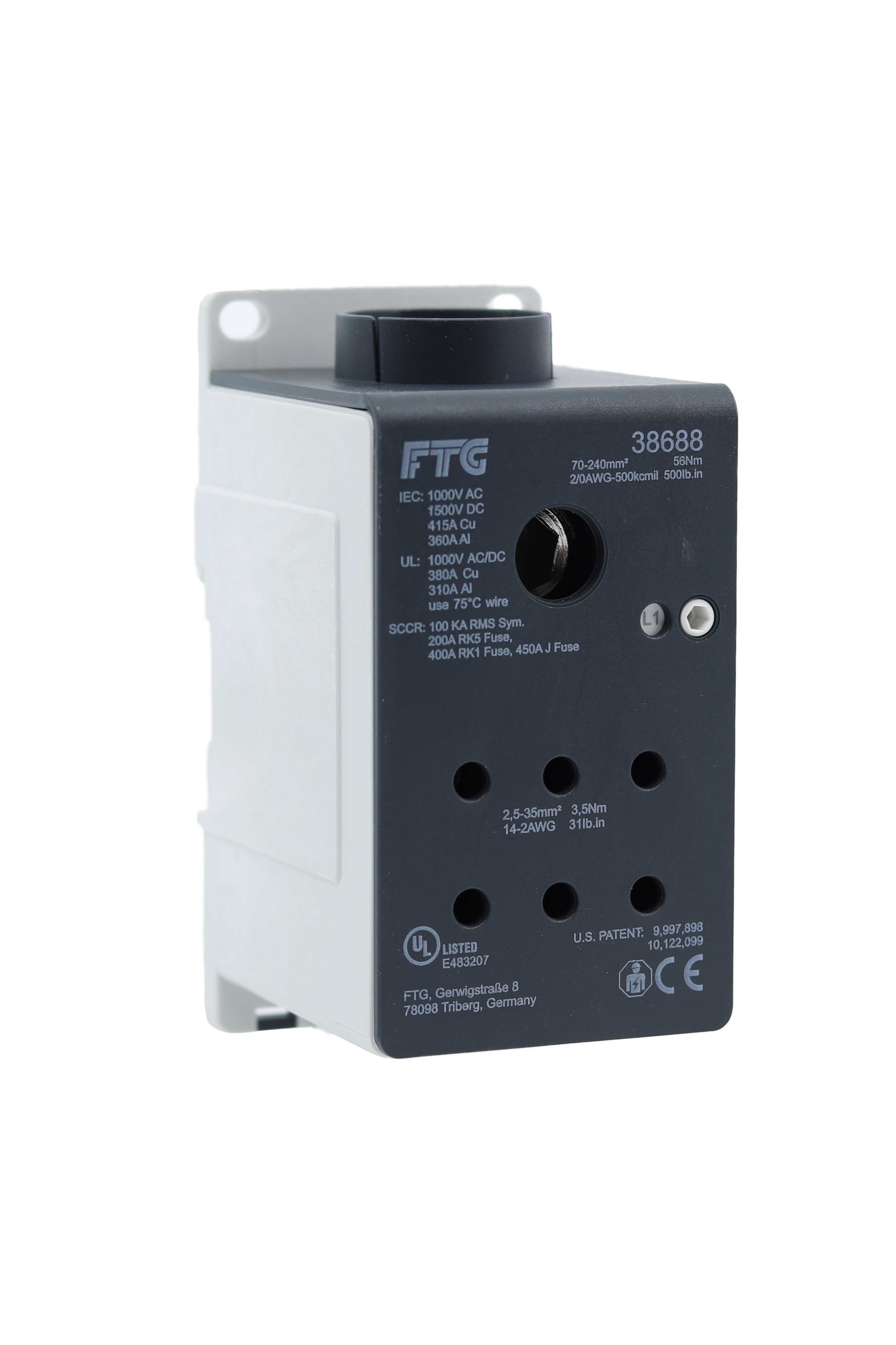 FTG - Avgreningssklemme 415/360 Cu/Al