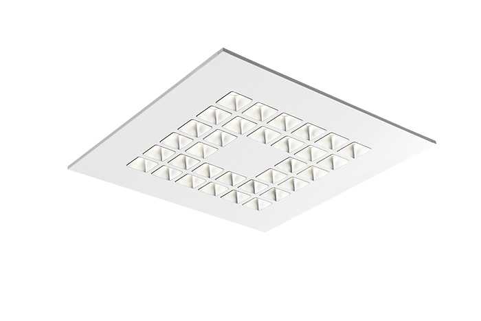 Glamox - C77-R600x600 WH 5000 DALI 840 LI SM