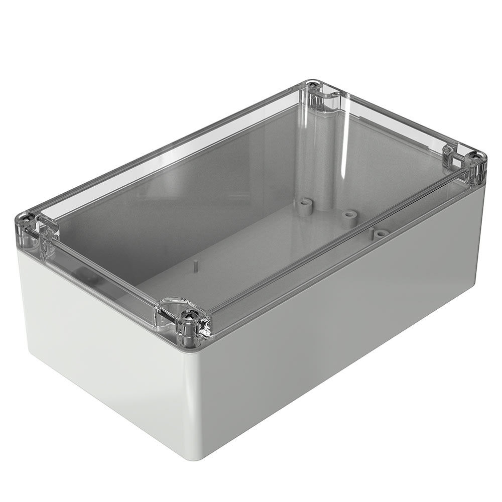 Rose-Elektrotechnik GMBH - Polykarbonat kapsling med klart lokk 120x200x75mm