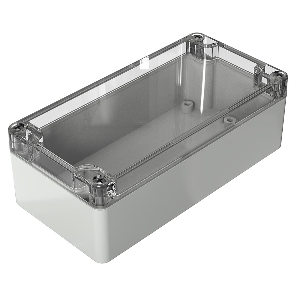 Rose-Elektrotechnik GMBH - Polykarbonat kapsling med klart lokk 80x160x55mm