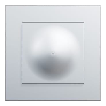 ELKO - ELKO SMART - Trykknapp dimmer - Plus Aluminium - min 0W med valgfri nøytral, 7W uten - max 200W