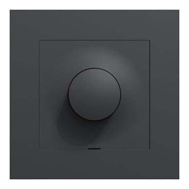 ELKO - ELKO SMART - Vri dimmer - Plus Sort - min 0W med valgfri nøytral, 7W uten - max 200W