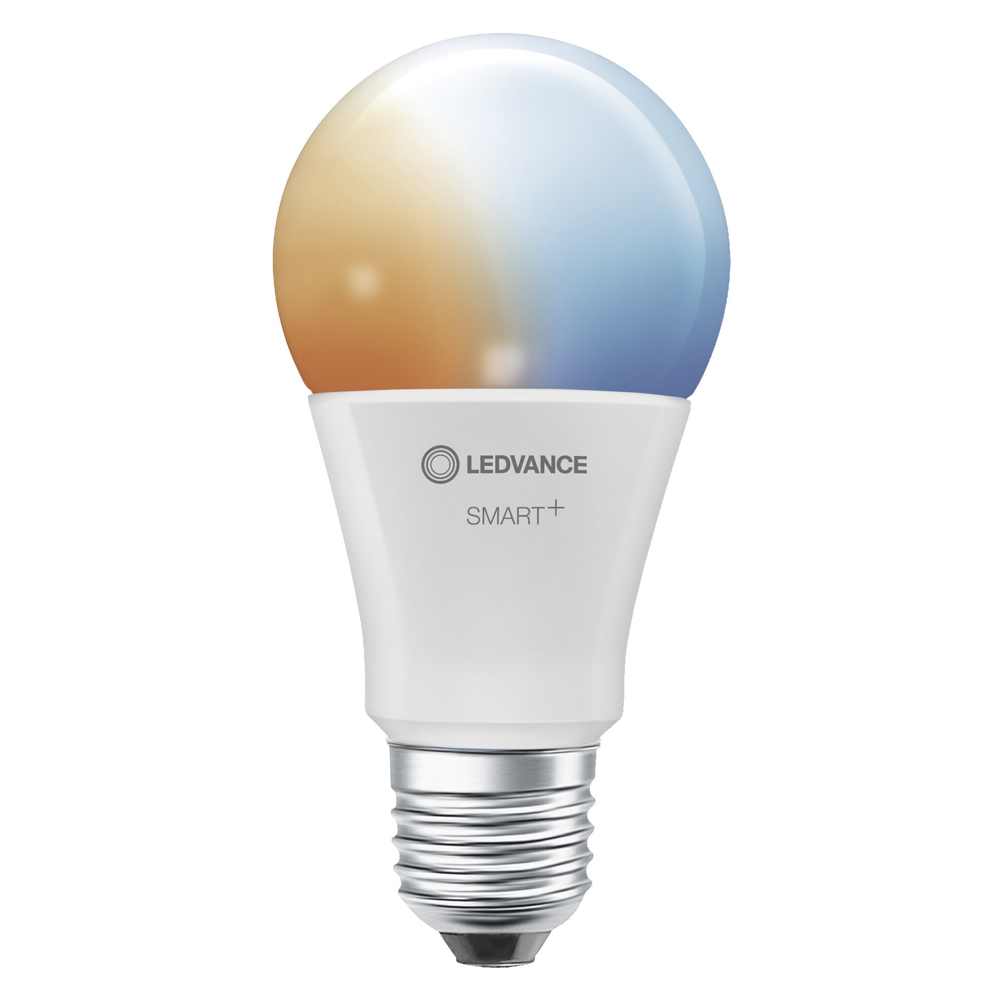 Ledvance - LEDpære SMART+ WiFi CLA75 TW E27 1055 lumen 2700-6500K 9,5W RA≥80 220° Matt Dimbar IP20