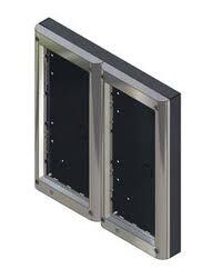 Videx - VIDEX 4884/C RAMME/PÅVEGG KROM RAMME/PÅVEGGBOKS, 4 MOD