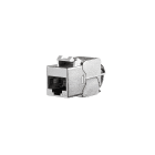 SG Armaturen - RJ45 JACK CAT6A SØLV SKJERMET