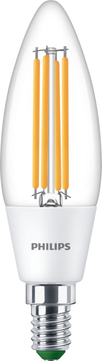 Philips - LED Mignon RA80 E14 2.3-40W E14 830 B35 CLG UE
