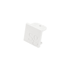 SG Armaturen - ZIP 230V ENDESTYKKE TIL SKINNE HVIT
