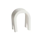 Wibe - B16-10, Kabelklips hvit , ø10mm, Wibe (100stk)