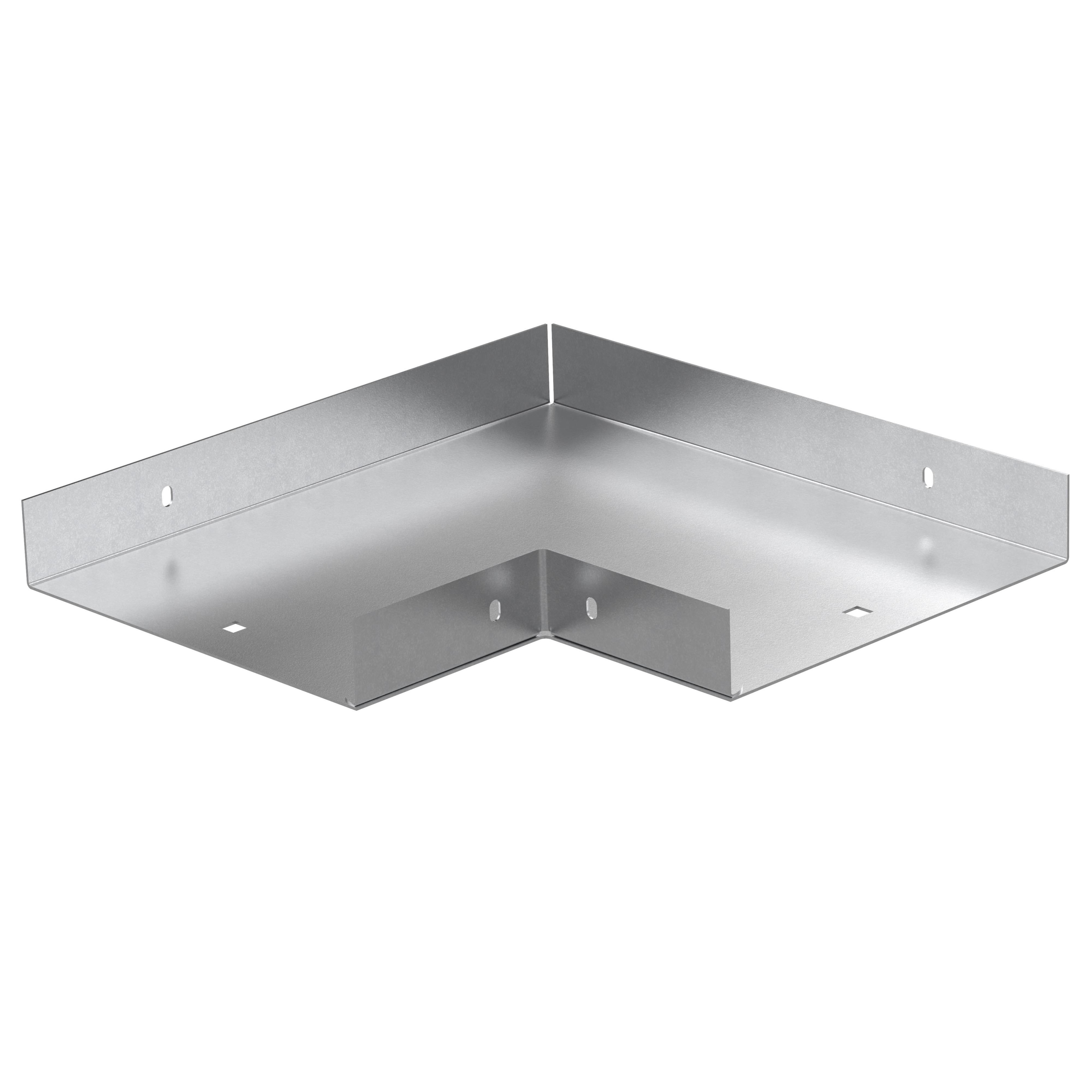 Wibe Group - VINKEL 90 GRADER W10, 200MM, WIBE, FZS, SENDZIMIRFORSINKET HVIT GL 30