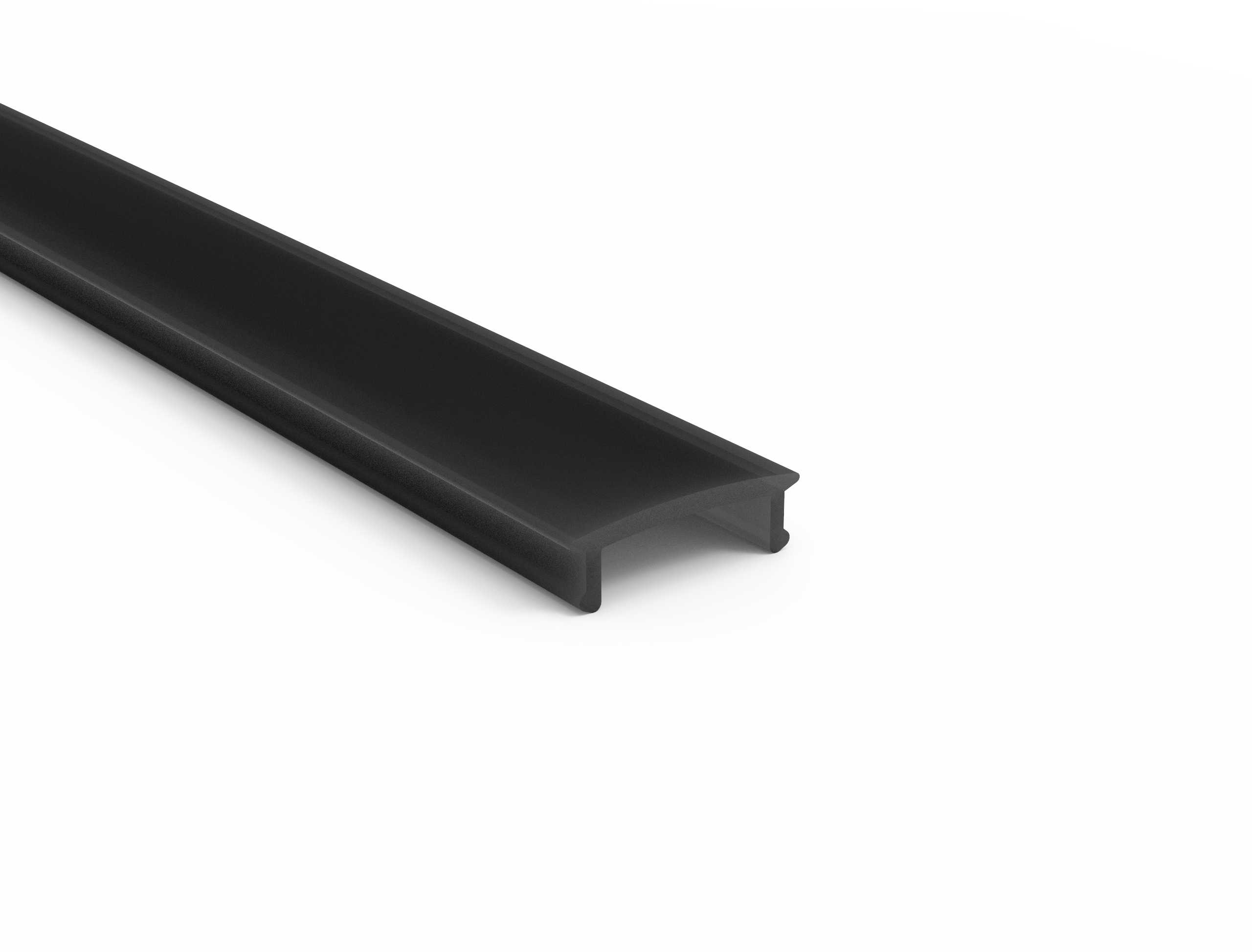 Aneta Lighting - Scanstrip SLIM/DEEP cover sort SLIM og DEEP LED-stripe profi